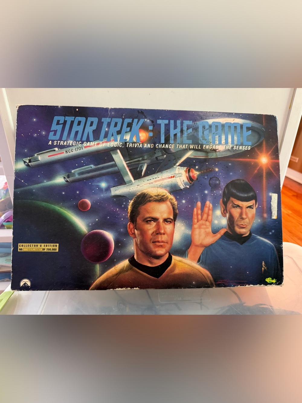 Classic Star Trek The Game Board Game Collector's Edition No. 037,497 Of 200,000